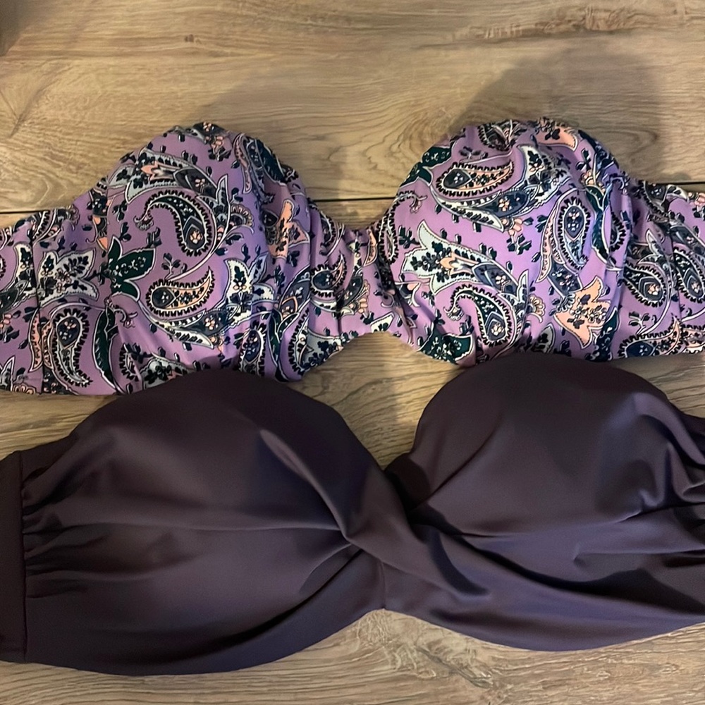 2 for $30 new Victoria’s Secret strapless swimsuit tops